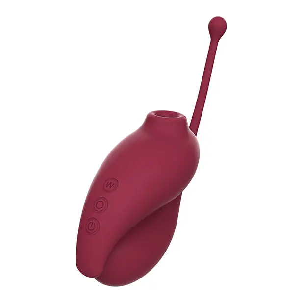 Adrien Lastic Inspiration Clitoral Suction Stimulator & Vibrating Egg - Red - Vibrators