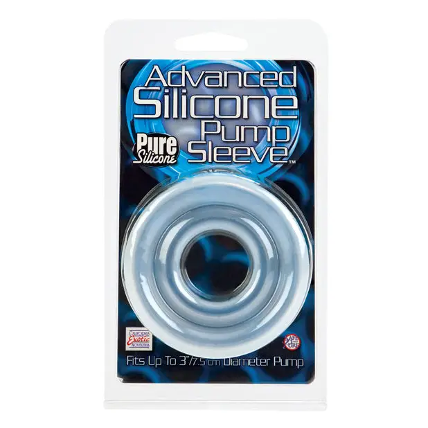 Advanced Silicone Pump Sleeve - Clear - Penis Enhancement