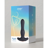 Agas Thrusting Butt Plug w/ Remote Control - Black - Anal Products