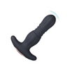 Agas Thrusting Butt Plug w/ Remote Control - Black - Anal Products