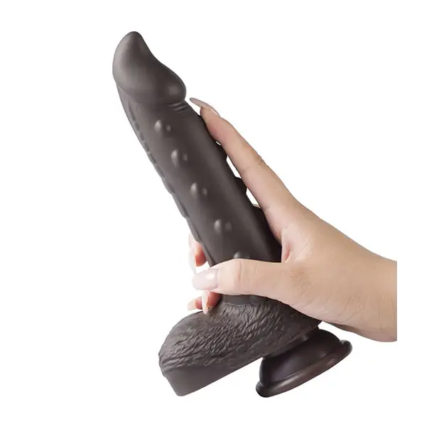 Alger 8’’ Thrusting Dildo - Black - Dongs & Dildos