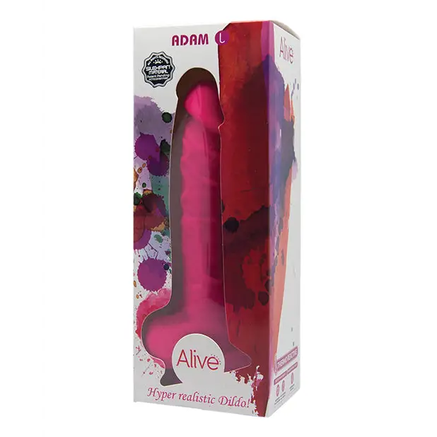 Alive Adam Hyper Realistic Dildo Small - Pink - Dongs & Dildos