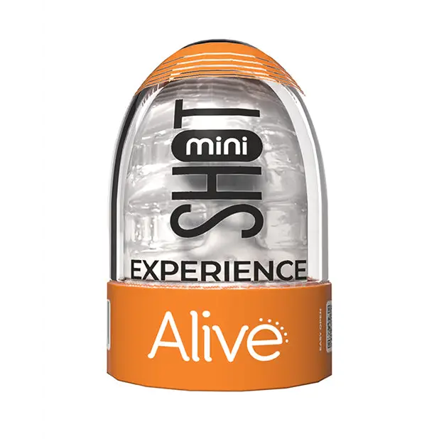 Alive Experience Mini Shot Masturbator - Transparent - Dolls & Masturbators