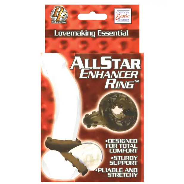 All Star Enhancer Ring - Smoke - Penis Enhancement