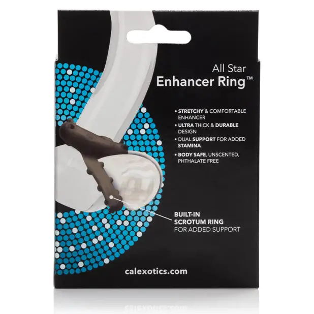 All Star Enhancer Ring - Smoke - Penis Enhancement