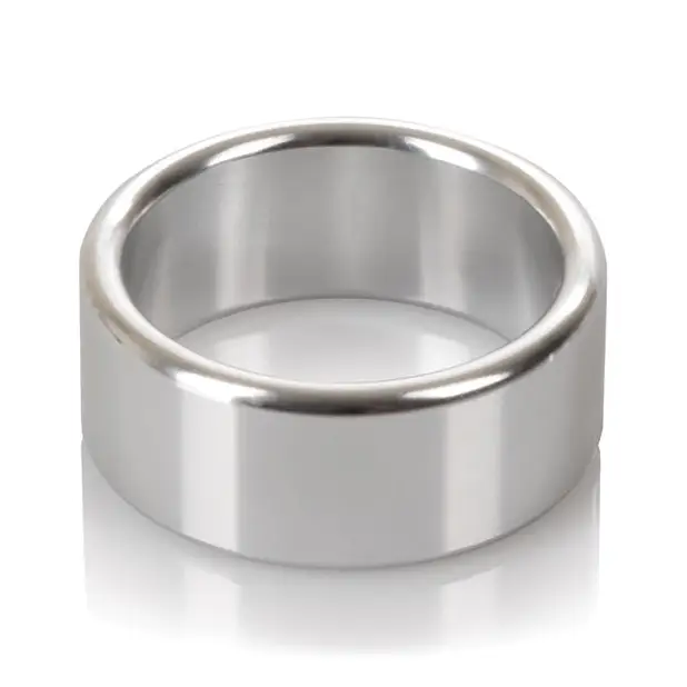 Alloy Metallic Ring - Medium Silver - Penis Enhancement