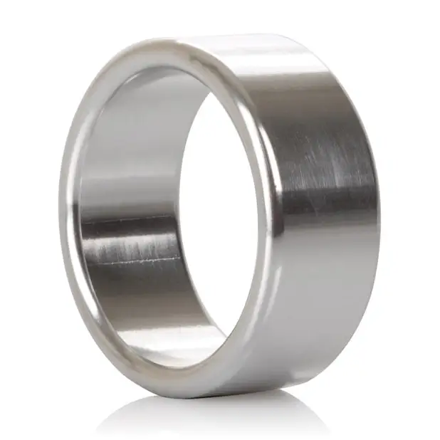 Alloy Metallic Ring - Medium Silver - Penis Enhancement