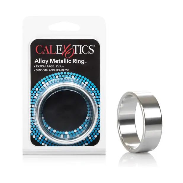 Alloy Metallic Ring - XL Silver - Penis Enhancement