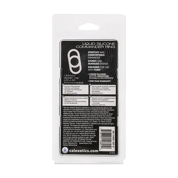 Alpha Liquid Silicone Commander Cock Ring - Natural - Penis Enhancement