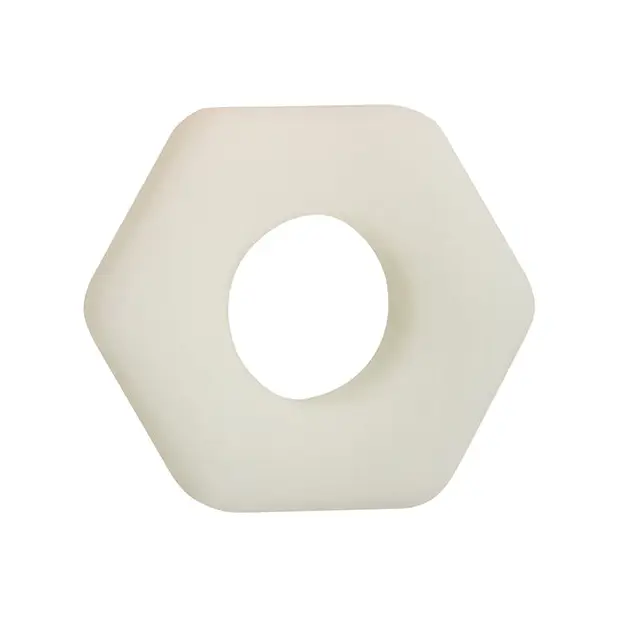 Alpha Liquid Silicone Glow in the Dark Prolong Sexagon Ring - Penis Enhancement