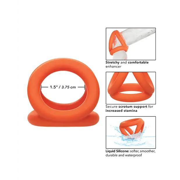 Alpha Liquid Silicone Tri-Ring - Penis Enhancement