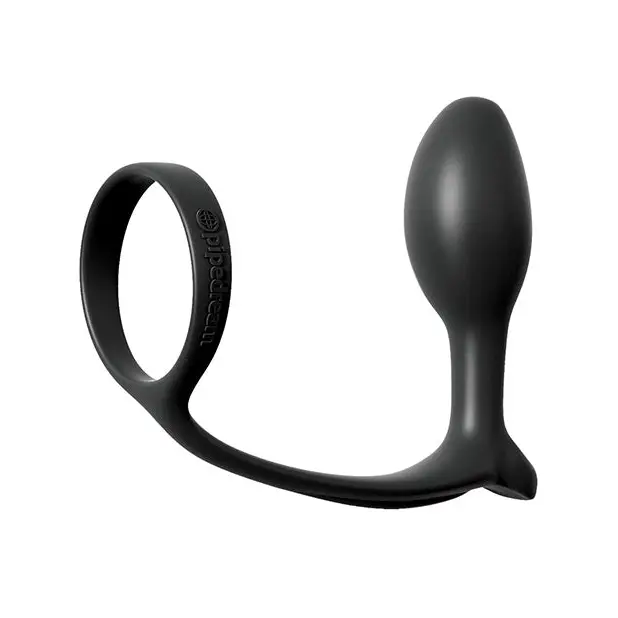 Anal Fantasy Ass-Gasm Cockring Beginners Plug - Black - Anal Products