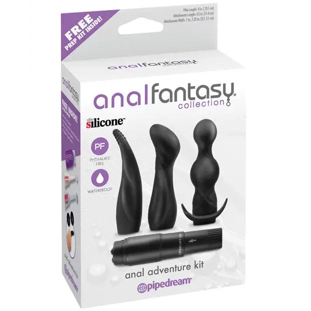 Anal Fantasy Collection Anal Adventure Kit - Black - Anal Products
