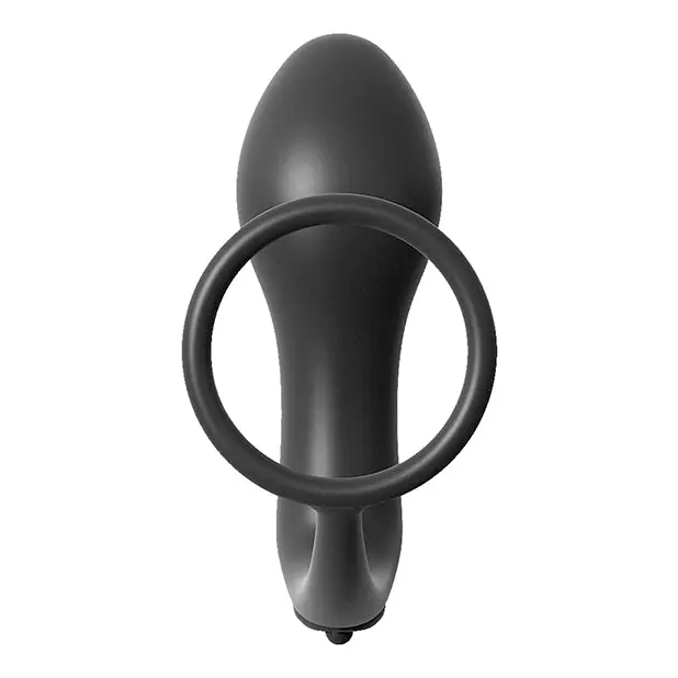 Anal Fantasy Collection Ass Gasm Vibrating Plug w/Cockring - Anal Products