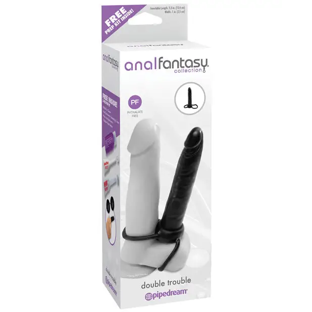 Anal Fantasy Collection Double Trouble - Black - Anal Products