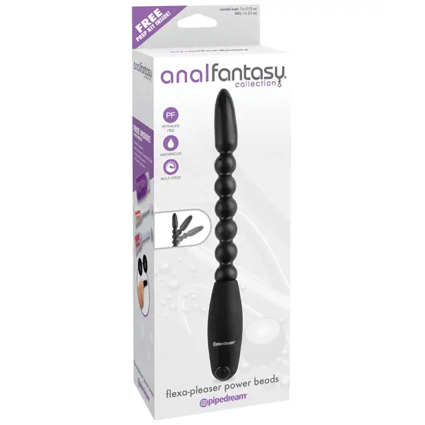 Anal Fantasy Collection Flexa Pleaser Power Beads - Black - Anal Products