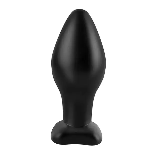 Anal Fantasy Collection Large Silicone Plug - Black - Anal Products
