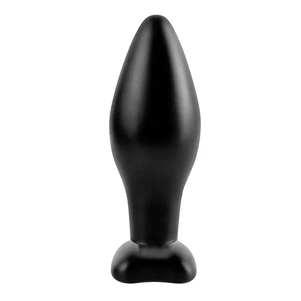 Anal Fantasy Collection Medium Silicone Plug - Black - Anal Products