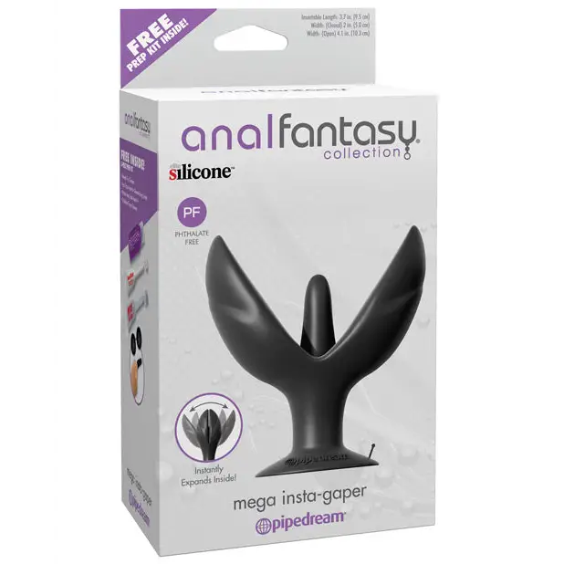 Anal Fantasy Collection Mega Insta Gaper - Black - Anal Products