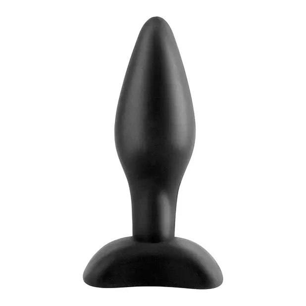 Anal Fantasy Collection Mini Silicone Plug - Black - Anal Products
