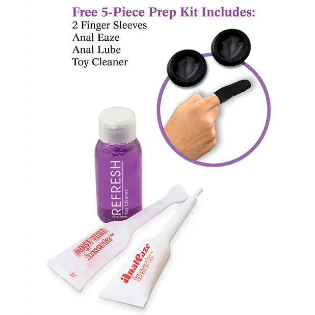 Anal Fantasy Collection Vibrating Reach Around - Black - Anal Products