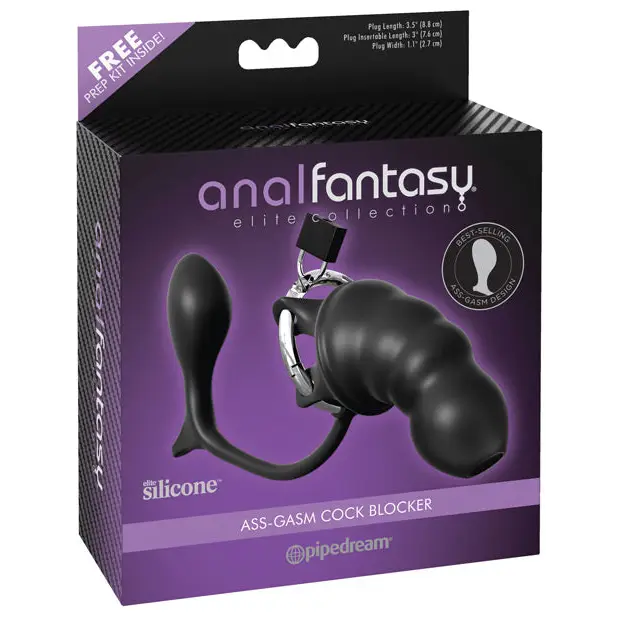 Anal Fantasy Elite Collection Ass Gasm Cock Blocker - Anal Products