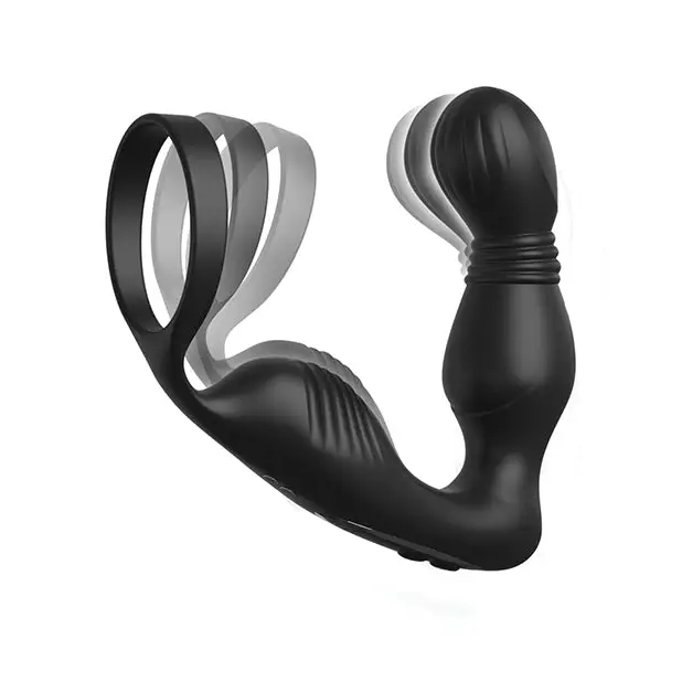 Anal Fantasy Elite Collection Ass-Gasm Pro P Spot Milker - Black - Anal Products