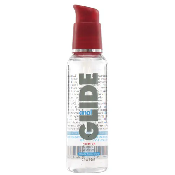 Anal Glide Silicone Lubricant - 2 oz Pump Bottle - Lubricants