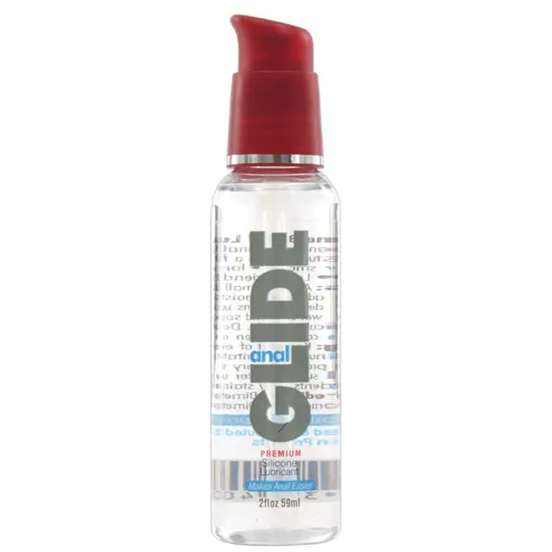 Anal Glide Silicone Lubricant - 2 oz Pump Bottle - Lubricants