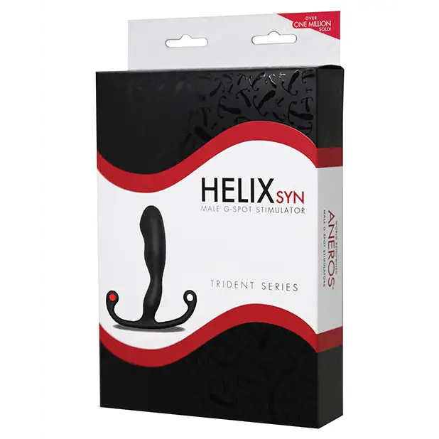 Aneros Helix Syn Trident Series Prostate Stimulator - Black - Anal Products