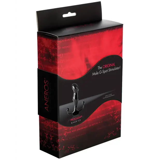 Aneros Progasm Classic Prostate Stimulator - Black Ice - Anal Products