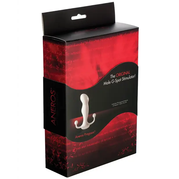 Aneros Progasm Classic Prostate Stimulator - White - Anal Products