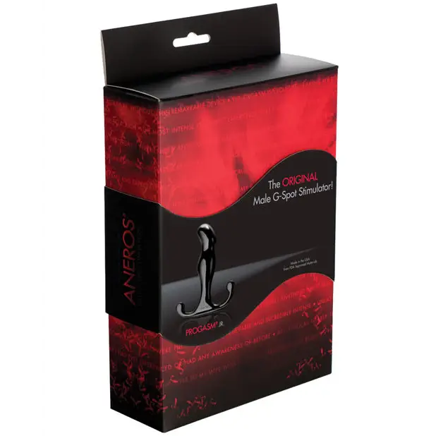 Aneros Progasm Jr. Prostate Stimulator - Black - Anal Products