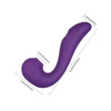 Angel Triple Tease G-Spot Stimulator - 3 Function Purple - Vibrators