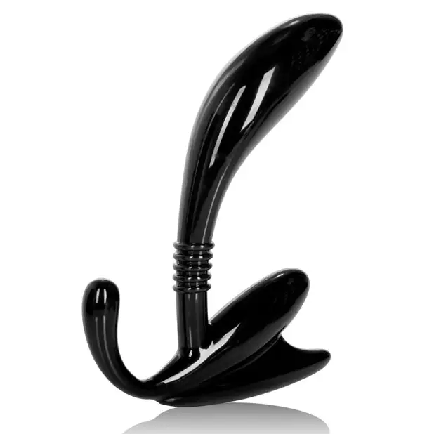 Apollo Curved Prostate Probe - Black - Anal Products