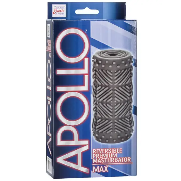 Apollo Max Reversible Premium Masturbator - Grey - Dolls & Masturbators