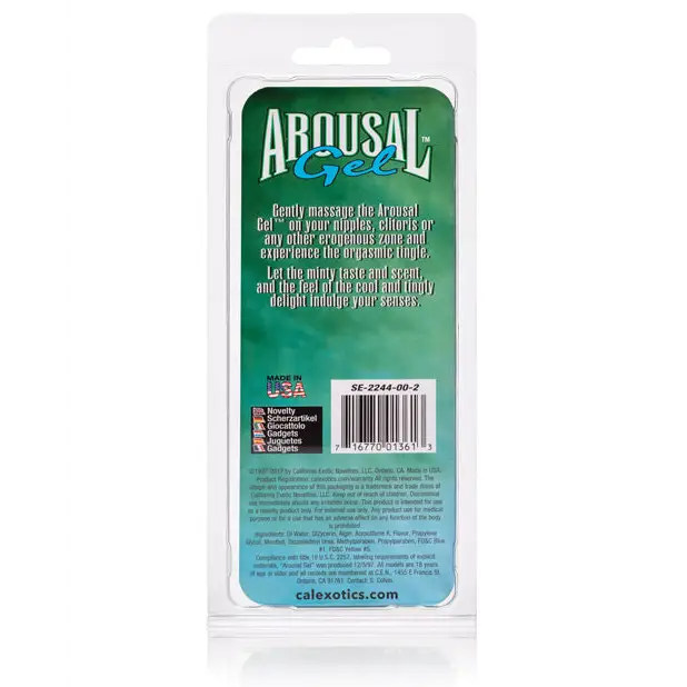 Arousal Gel -.25 oz Mint - Sexual Enhancers