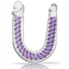Art Deco AC/DC Double Dong - Clear - Dongs & Dildos