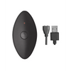 Ass-sation Remote Vibrating Metal Anal Bulb - Black - Anal Products