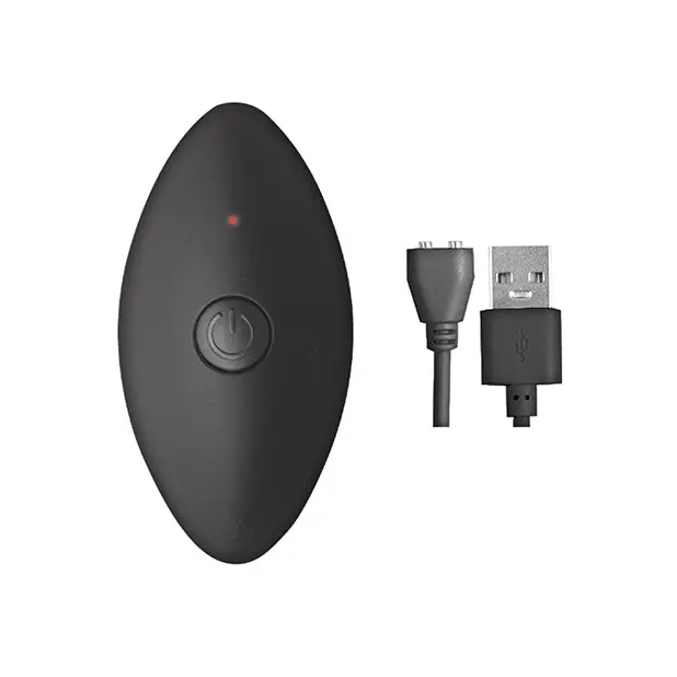 Ass-sation Remote Vibrating Metal Anal Bulb - Black - Anal Products