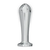 Ass-sation Remote Vibrating Metal Anal Bulb - Silver - Anal Products