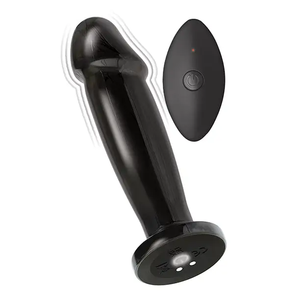 Ass-sation Remote Vibrating Metal Anal Ecstasy - Black - Anal Products