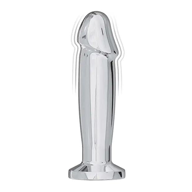 Ass-sation Remote Vibrating Metal Anal Ecstasy - Silver - Anal Products