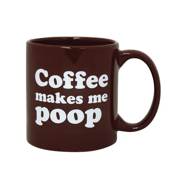 Attitude Mug Coffee Makes Me Poop - 22 oz - Novelties