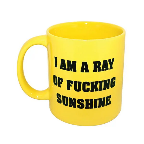 Attitude Mug I am a Ray of Fucking Sunshine - Yellow - Novelties