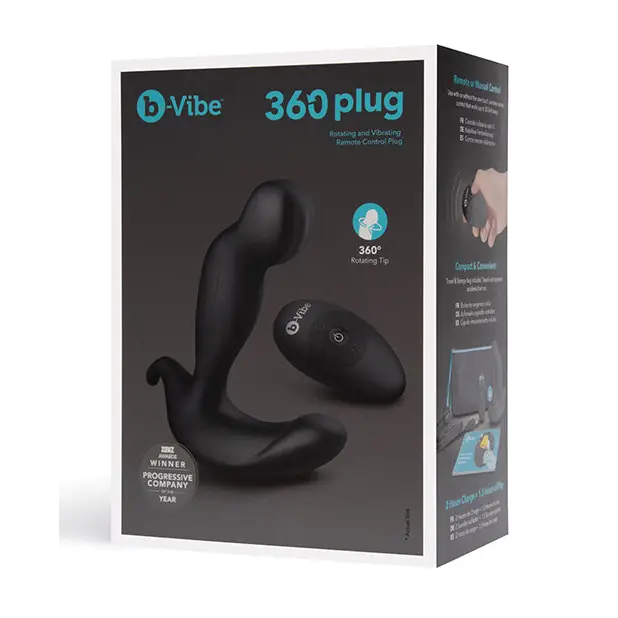 b-Vibe 360 Plug - Black - Anal Products