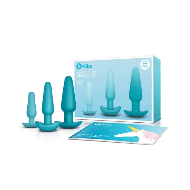b-Vibe Anal Education Set - Teal - Anal Products