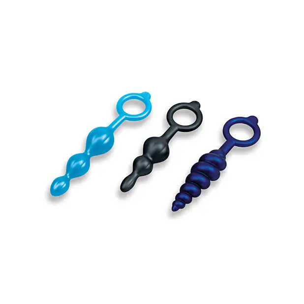 b-Vibe Butties Beaded Bundle - 3 pc Set - Anal Products