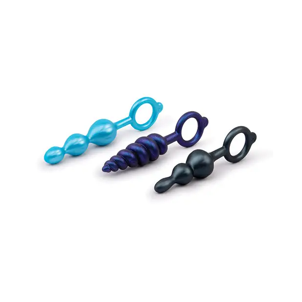b-Vibe Butties Beaded Bundle - 3 pc Set - Anal Products
