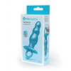 b-Vibe Butties Beaded Tapered Plug - Blue - Anal Products